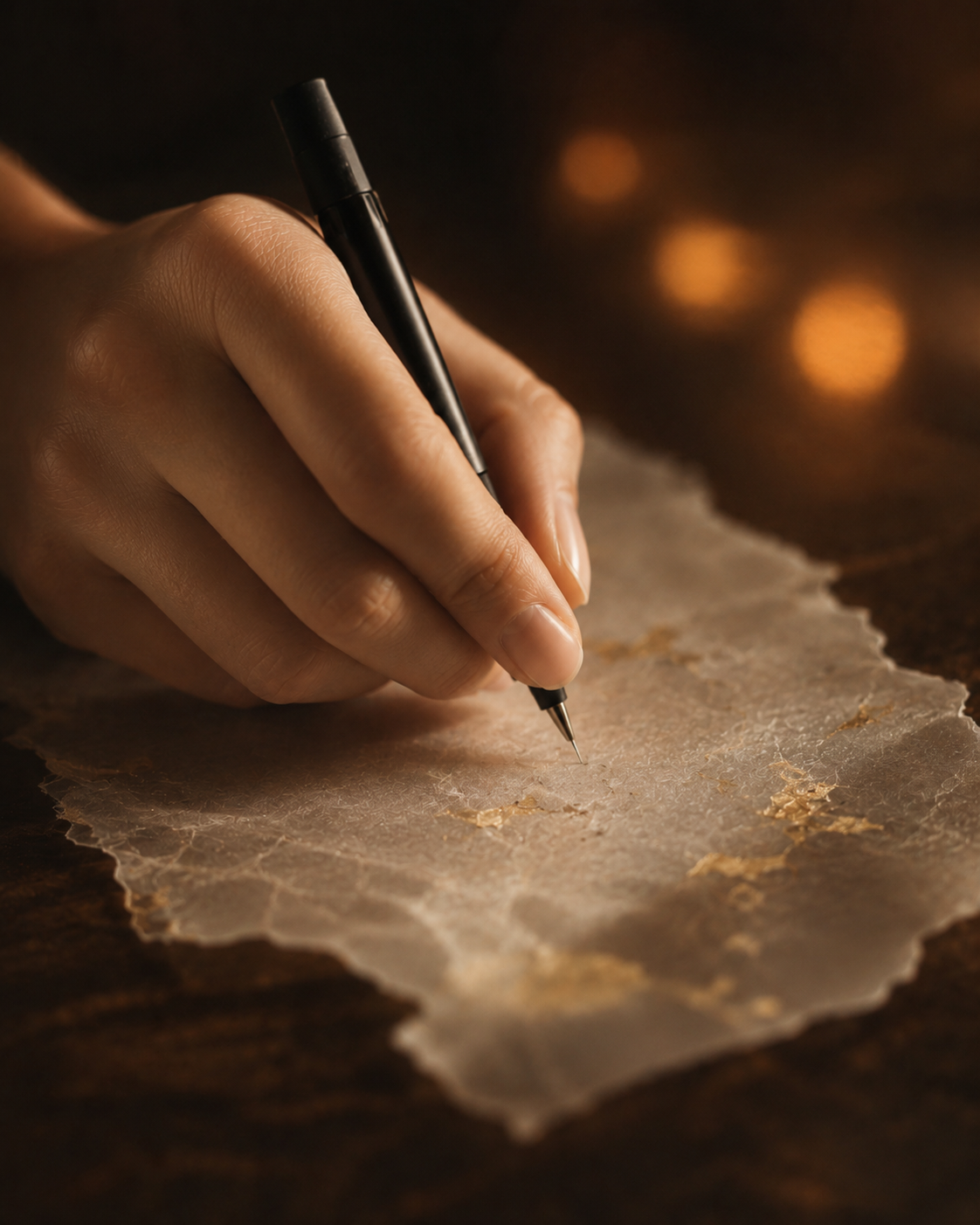 Mano escribiendo — DESEI
